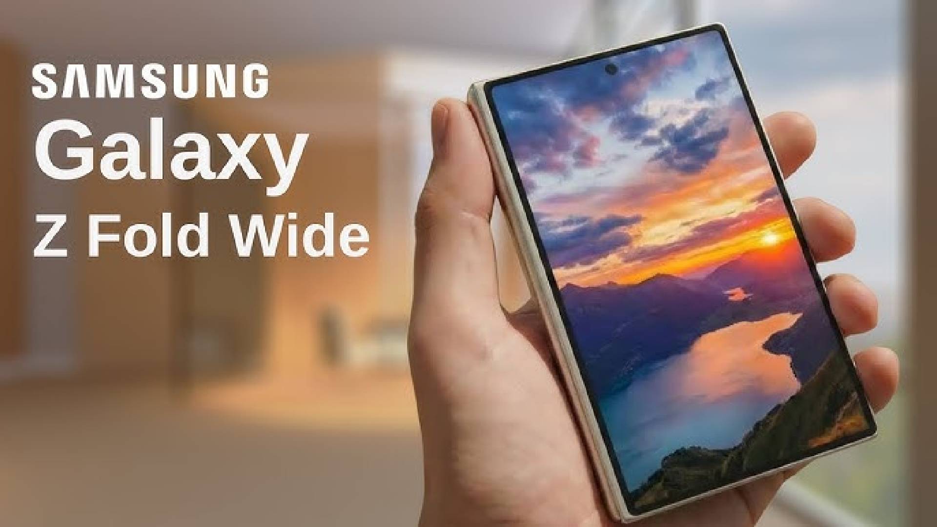 Galaxy Z Fold Wide: Samsung’un Gelecek Katlanabilir Telefonu