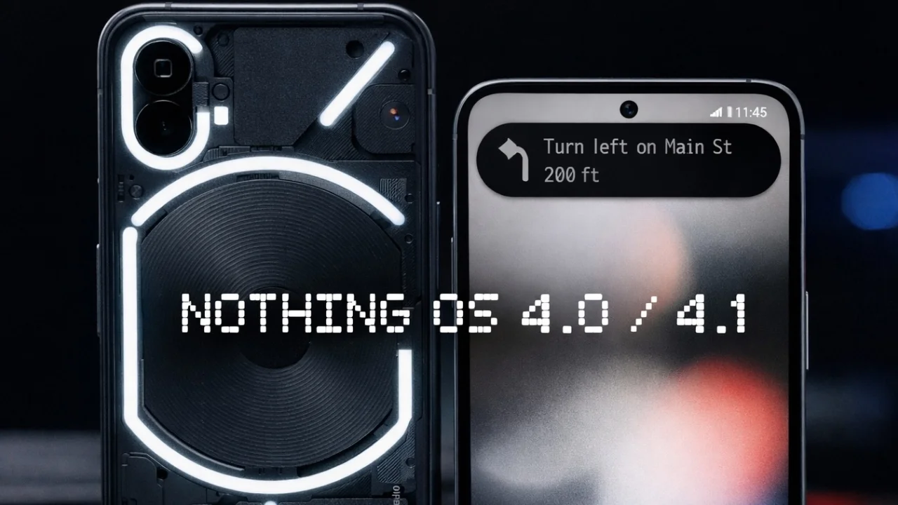 Nothing OS 4.1 Güncellemesi: Yeni Özellikler ve Yüzleşen İyileştirmeler