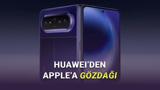 Geniş Ekranlı Katlanabilir Telefon Huawei’den Gelecek!