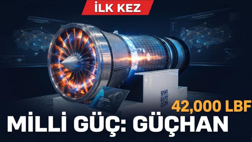 GÜÇHAN: Türkiye’nin milli turbofan motoru SAHA 2026’da sahneye çıktı