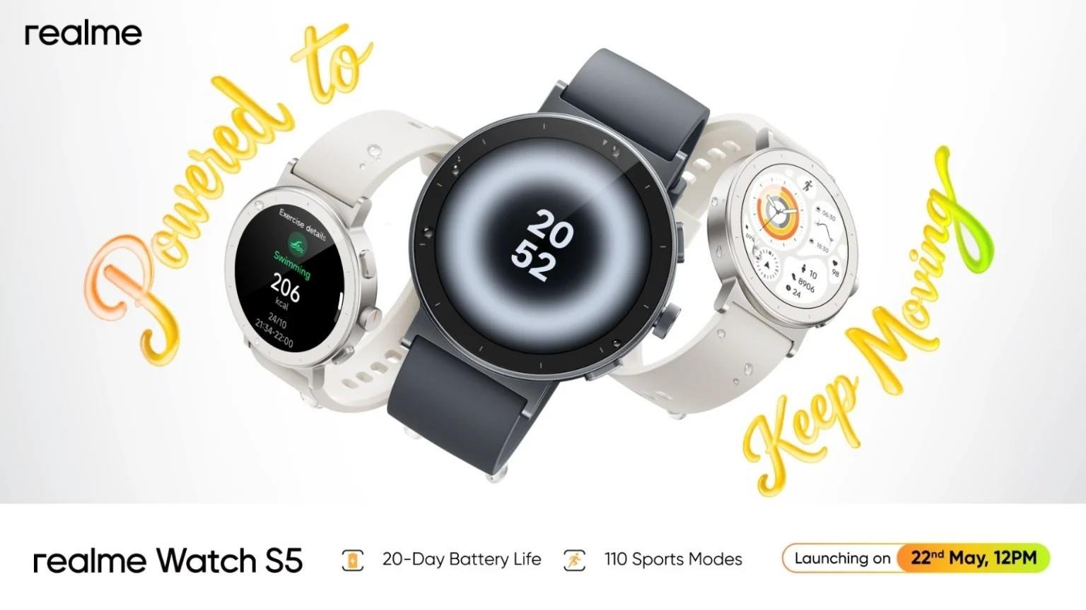 Realme Hindistan Etkinliğinde Yeni Nesil Cihazlar: Buds Air 8 Pro ve Watch S5 Tanıtımı