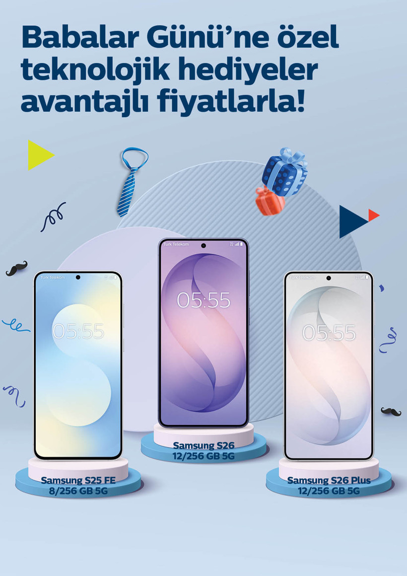 Babalar Günü İçin 5G Uyumlu Akıllı Telefon Kampanyası - 3–12 Aylık Taahhütle Avantajlar
