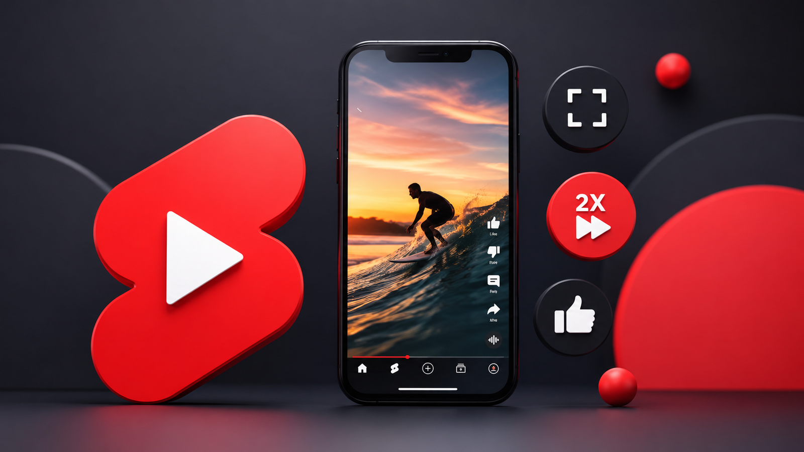 YouTube Shorts’a Yeni Güncelleme Geldi: Tam ekran Modu ve 2x Oynatma