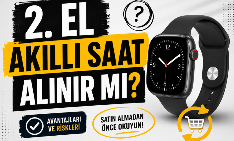 2. El Akıllı Saat Alınır mı? Satın Almadan Önce Bilmeniz Gerekenler 1 2 el akilli saat