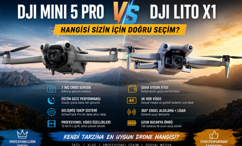 dji mini 5 pro dji lito x1