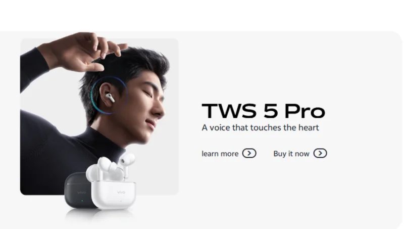 Vivo’nun Wi‑Fi Destekli Yeni Kablosuz Kulaklığı TWS 5 Pro